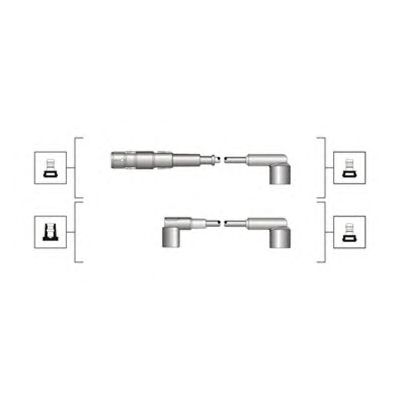 MAGNETI MARELLI 941319170048 -  Комплект проводов зажигания